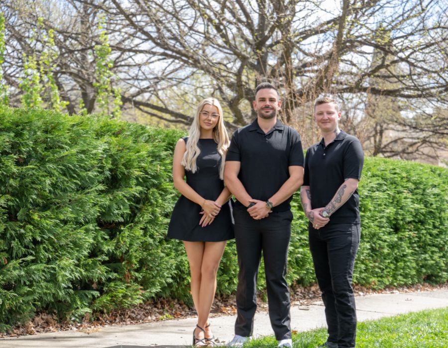 Hayes Financial team outside